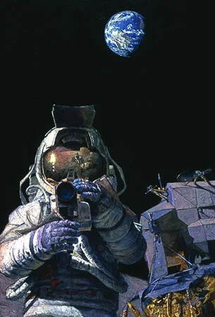 MOON ROVERS by Alan Bean — Print