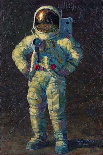 Feelin Fine by Alan Bean — Giclee On Canvas Artist Proof