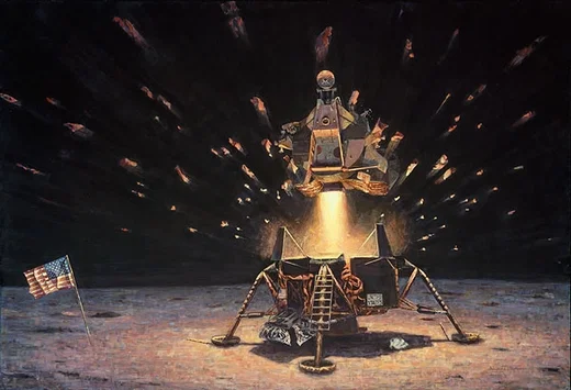 The Eagle is Headed Home by Alan Bean