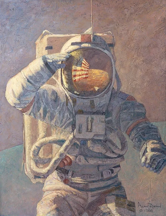 Our Own Personal Spaceships by Alan Bean — Giclee On Canvas Artist Proof