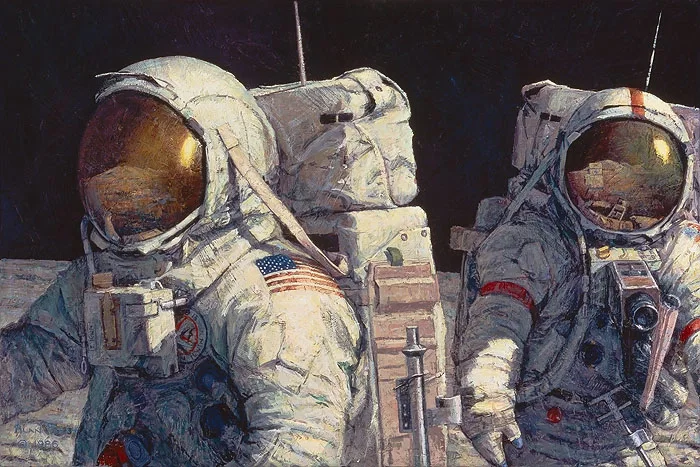 Conquistadors by Alan Bean — Giclee On Canvas Artist Proof