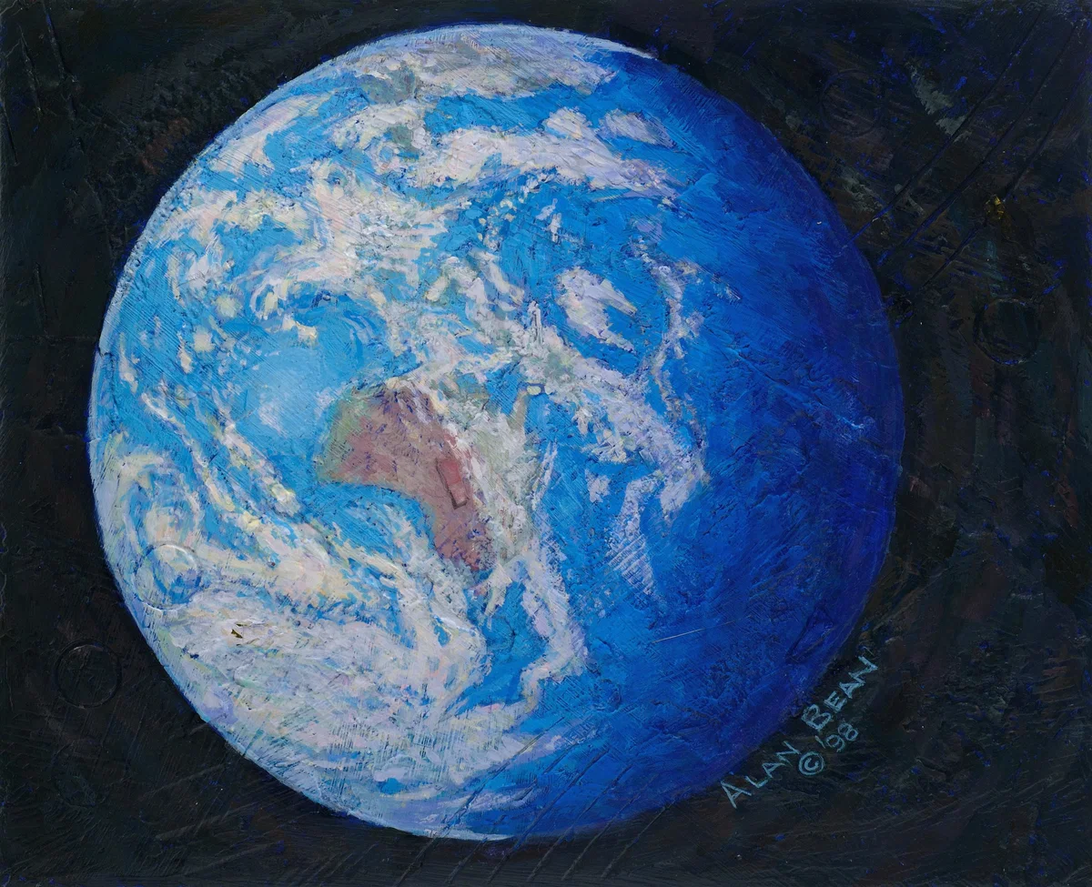 A Jewel in the Heavens by Alan Bean — Giclee On Canvas
