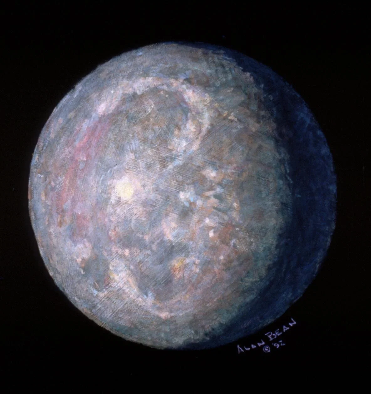 Monet's Moon by Alan Bean — Artist Proof Canvas