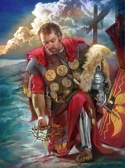 The Roman Centurion Studio Canvas Giclée by Nathan Greene