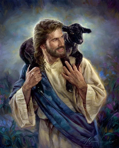 The Good Shepherd Studio Canvas Giclee by Nathan Greene