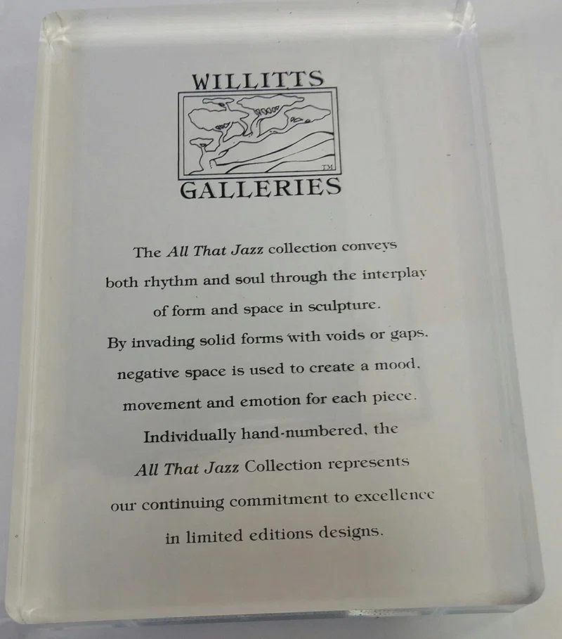 Official Acrylic Plaque by Willitts Designs