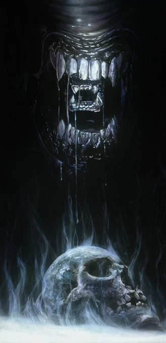 Alien in Waiting by William Silvers — Giclee On Canvas