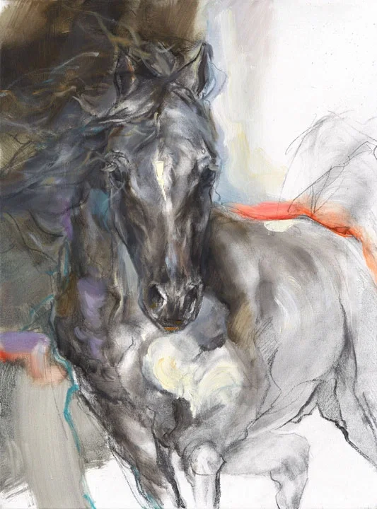Graceful Spirit 1 by Anna Razumovskaya — Hand-Embellished Giclee on Canvas