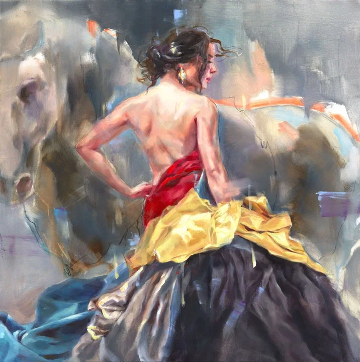 Majestic Partnership by Anna Razumovskaya — Hand-Embellished Giclee on Canvas