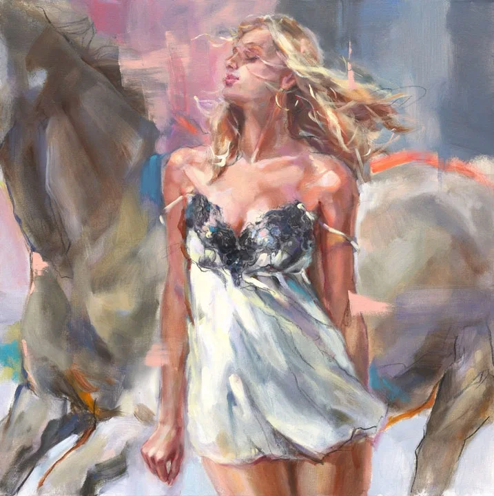 Powerful Connection by Anna Razumovskaya — Hand-Embellished Giclee on Canvas