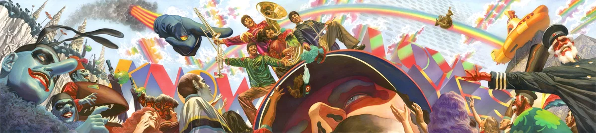We All Live in a Yellow Submarine by Alex Ross — Giclee On Canvas