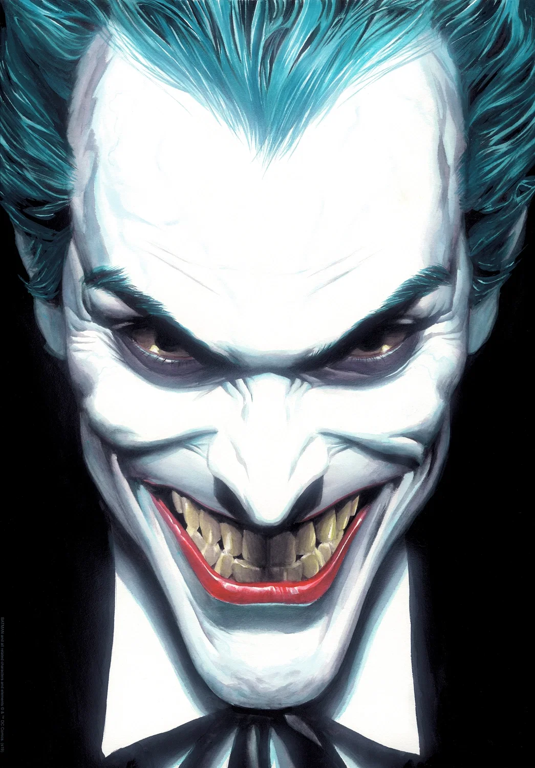 Portraits of Villainy: Joker by Alex Ross — Giclee On Canvas