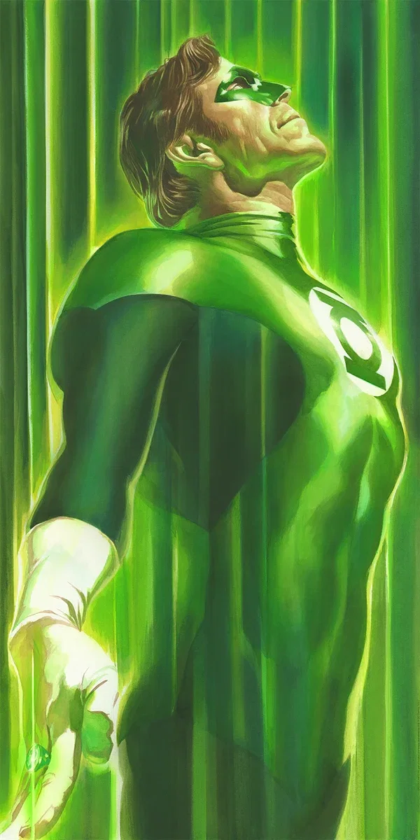 SHADOWS: Green Lantern by Alex Ross — Giclee On Canvas