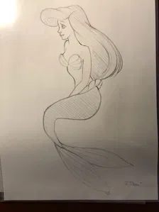 Giuseppe Armani - Original Concept Art for Disneyana Convention Ariel
