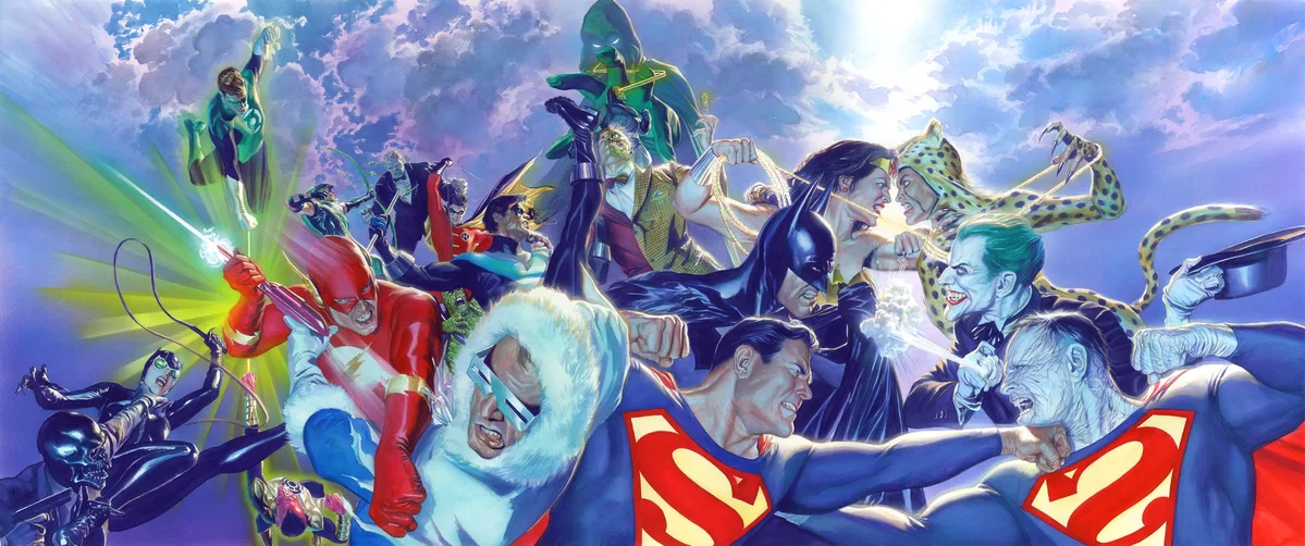 CLASH DLX by Alex Ross — Giclee On Canvas Artist Proof