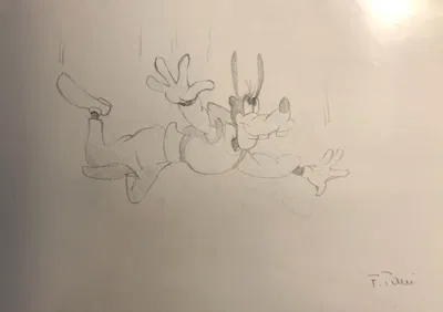 Giuseppe Armani - Original Concept Art for Disneyana Convention Goofy
