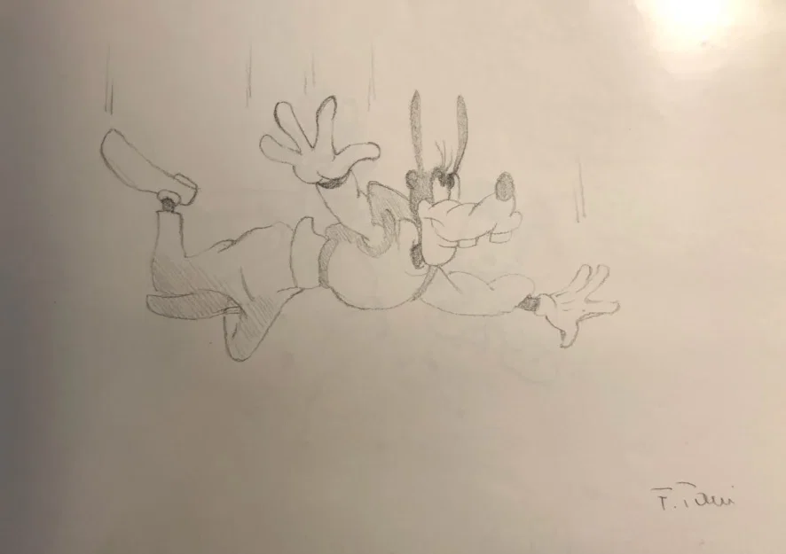 Original Concept Art for Disneyana Convention Goofy by Giuseppe Armani — Sculpture