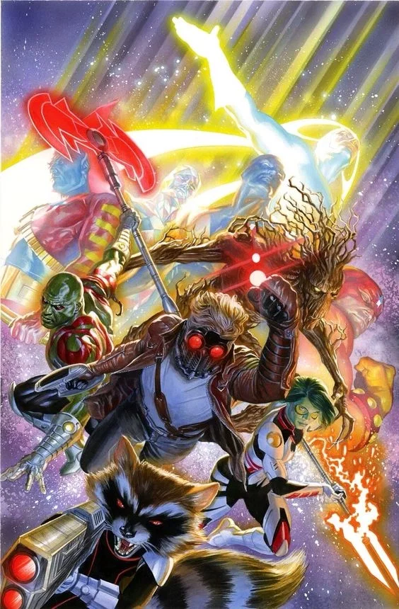 Guardians of the Galaxy by Alex Ross — Giclee On Canvas
