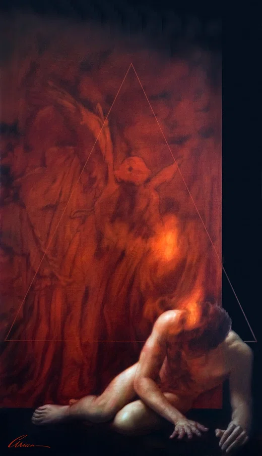 Hope Original Oil On Canvas by Arian