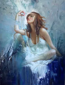 Arian - Ingenue Original Oil On Canvas