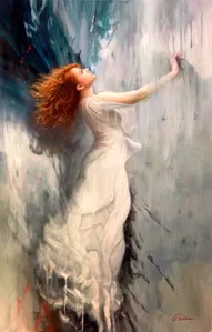 Arian - Metamorphose Original Oil On Linen Canvas