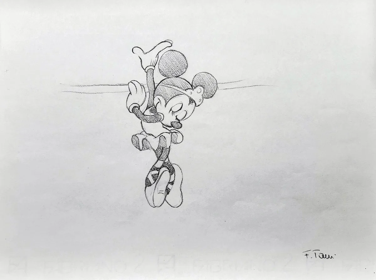 Original Concept Art for Disneyana Convention Minnie Ballerina by Giuseppe Armani — Sculpture
