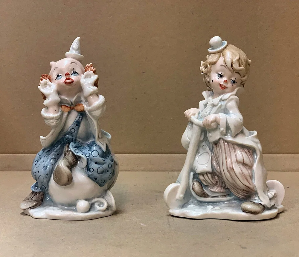Playful Clown Set by Giuseppe Armani — Sculpture