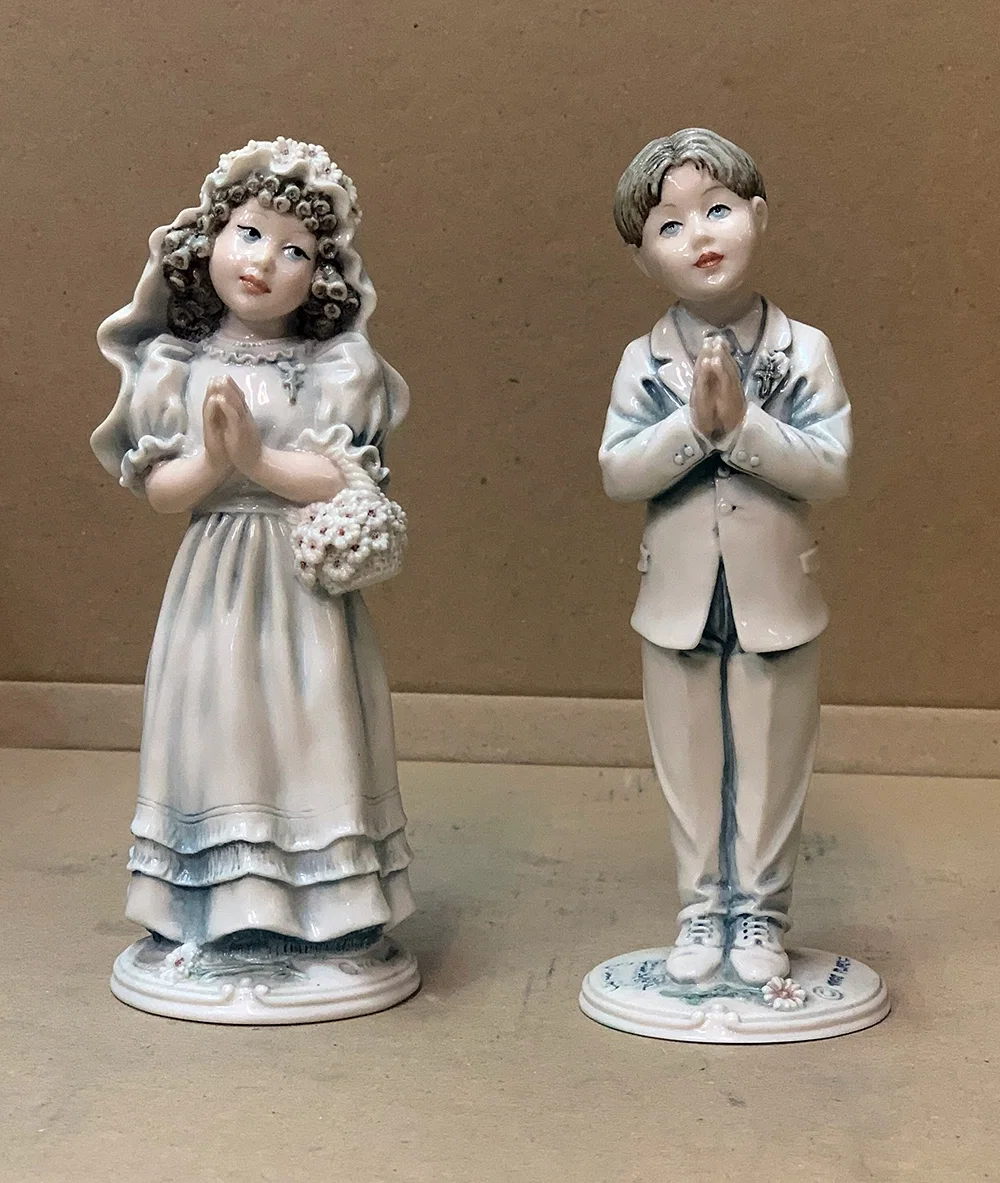 First Communion Children Set by Giuseppe Armani — Sculpture