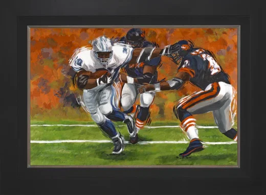 Barry Sanders Framed by Scott Smith