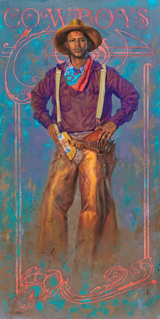 Cowboy (Black) by Brent Flory