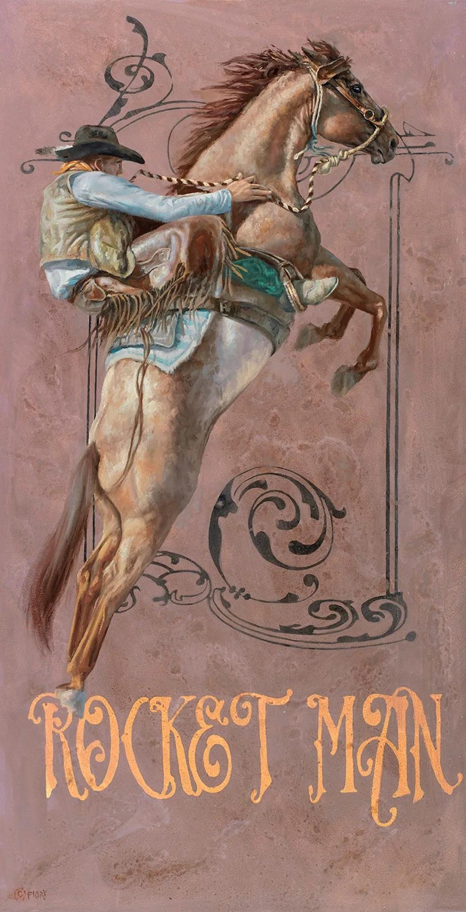 Rocket Man by Brent Flory — Giclee On Canvas
