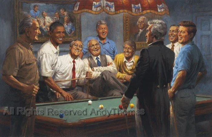 Callin' the Red by Andy Thomas by Andy Thomas — Giclee On Canvas