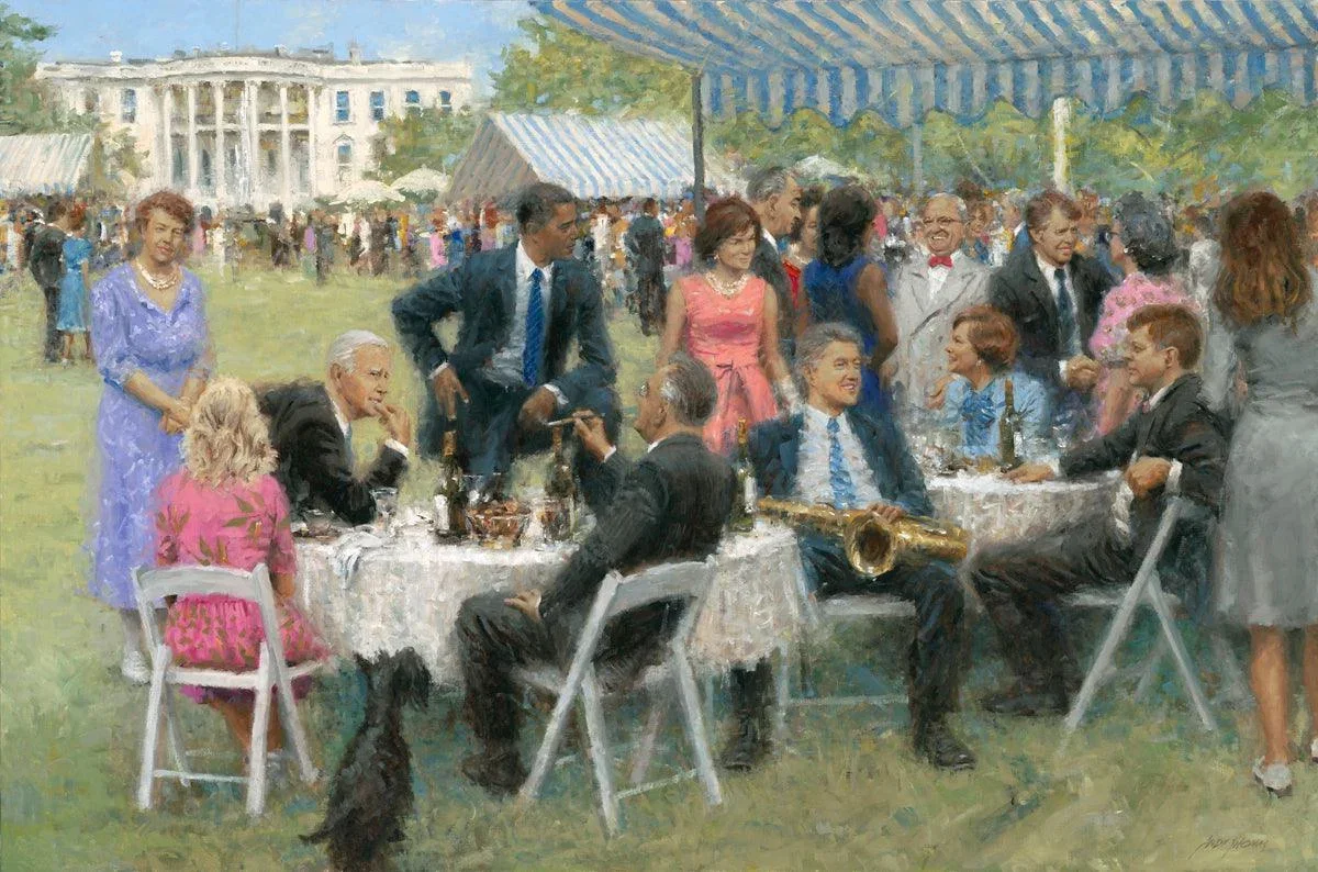 The Democratic Party by Andy Thomas by Andy Thomas — Giclee On Canvas