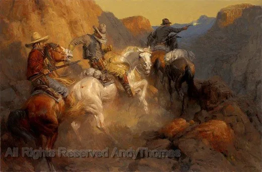 Ambush on the Bandit Trail by Andy Thomas
