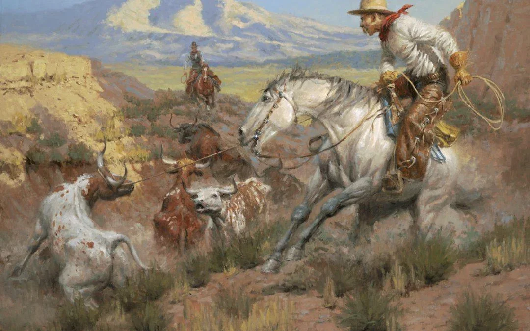 The Rebel Steer by Andy Thomas — Giclee On Canvas
