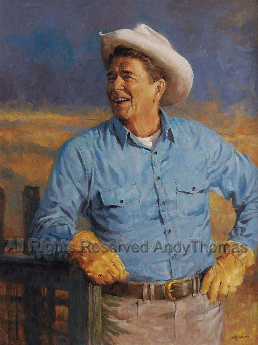 Reagan by Andy Thomas — Giclee On Canvas