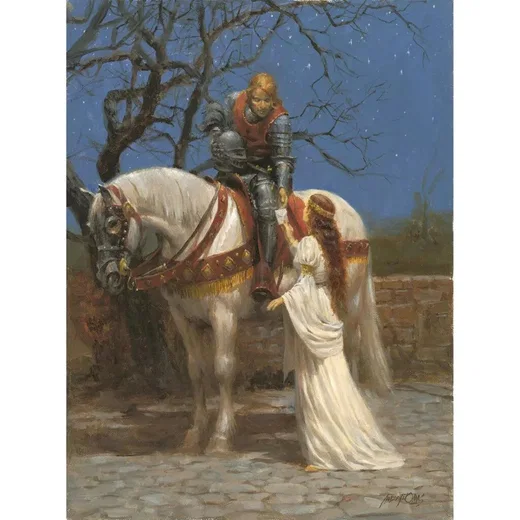 A Knight and his Lady by Andy Thomas
