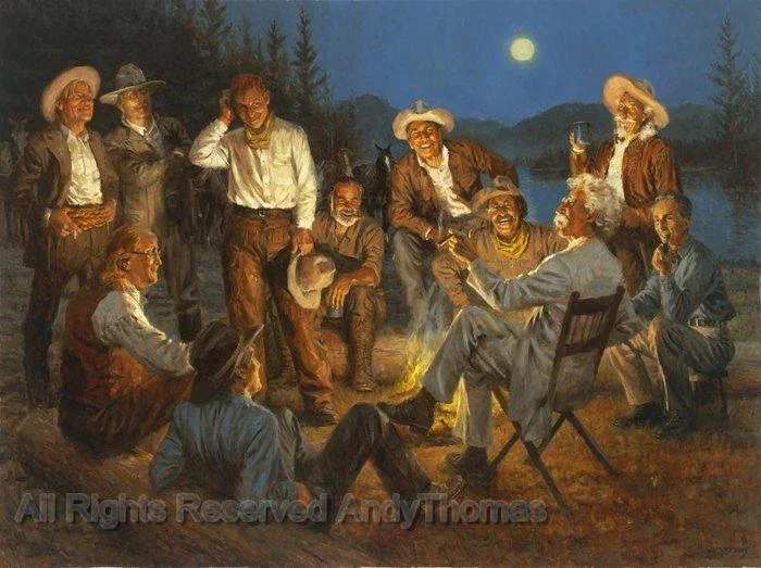 American Storytellers by Andy Thomas — Giclee On Canvas