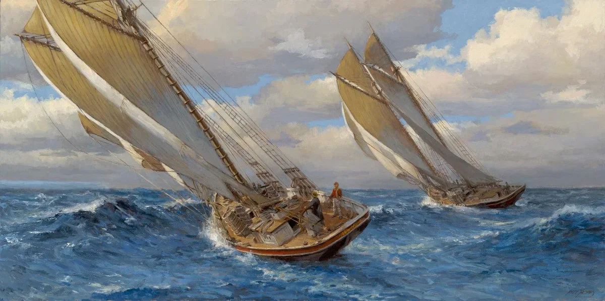 Captains Courageous by Andy Thomas — Giclee On Canvas