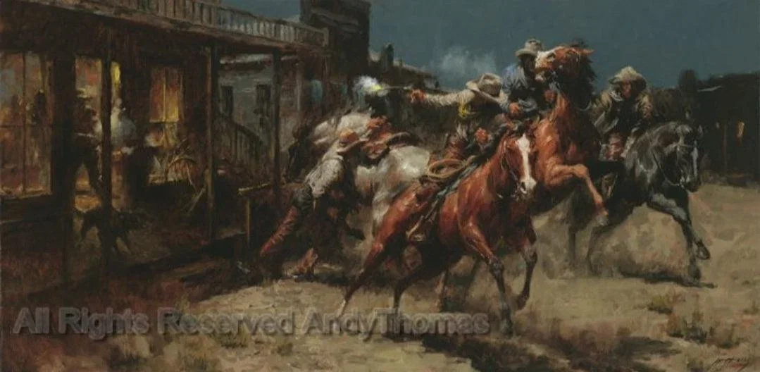Bad Whiskey by Andy Thomas — Giclee On Canvas