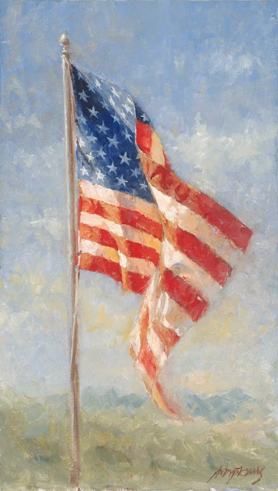 My Flag by Andy Thomas — Giclee On Canvas