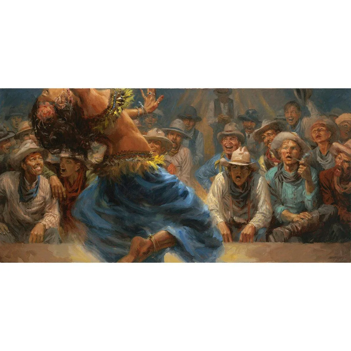 O' What we seen in Abilene by Andy Thomas — Giclee On Canvas