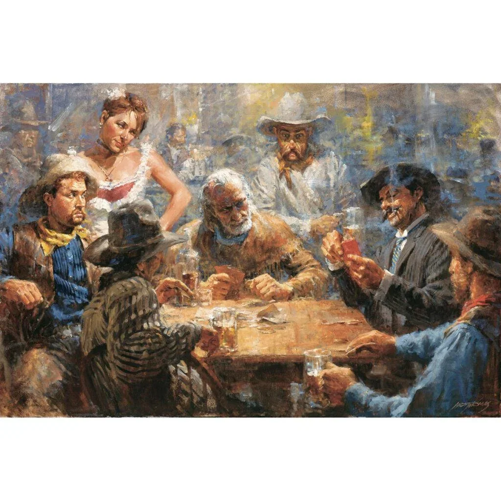 Draw Poker by Andy Thomas — Giclee On Canvas