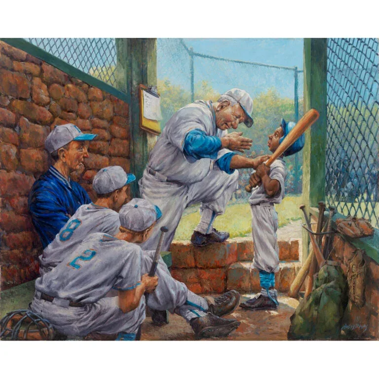 Watch the High Inside Pitch by Andy Thomas — Giclee On Canvas