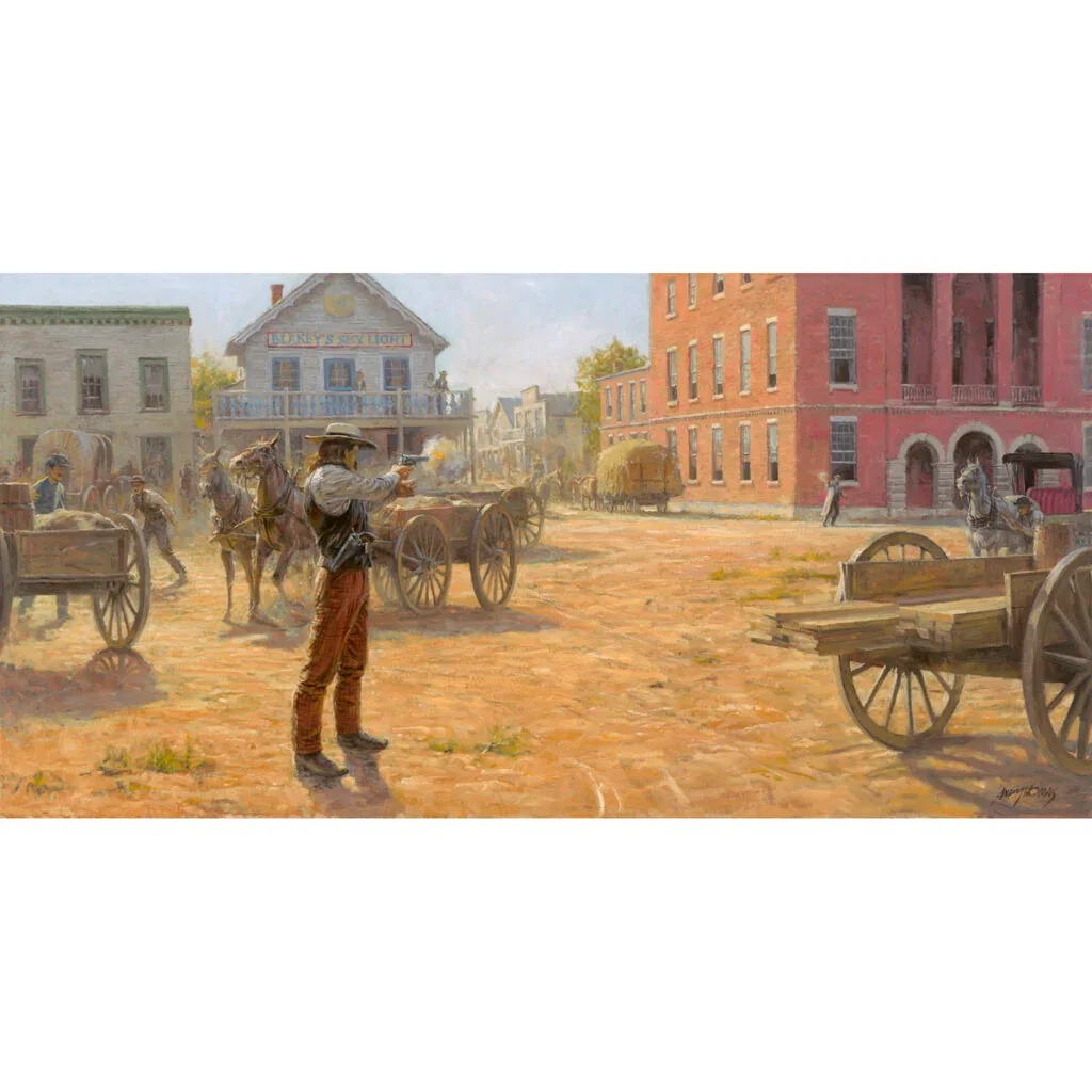 Wild Bill's vs Dave Tutt by Andy Thomas — Giclee On Canvas