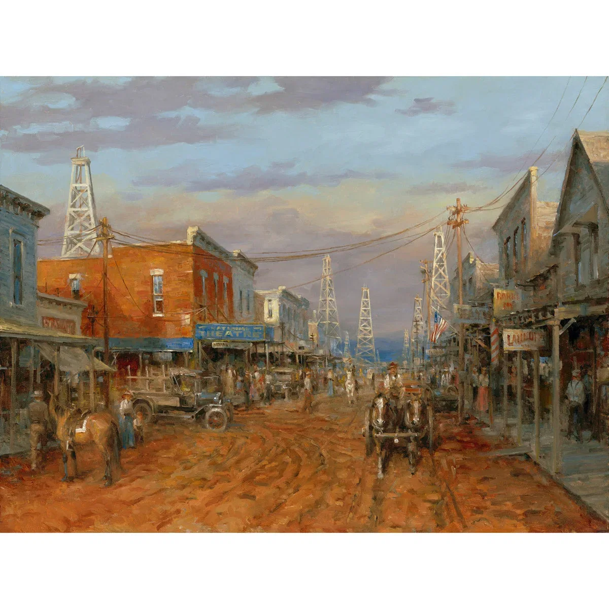 Boom Town by Andy Thomas — Giclee On Canvas