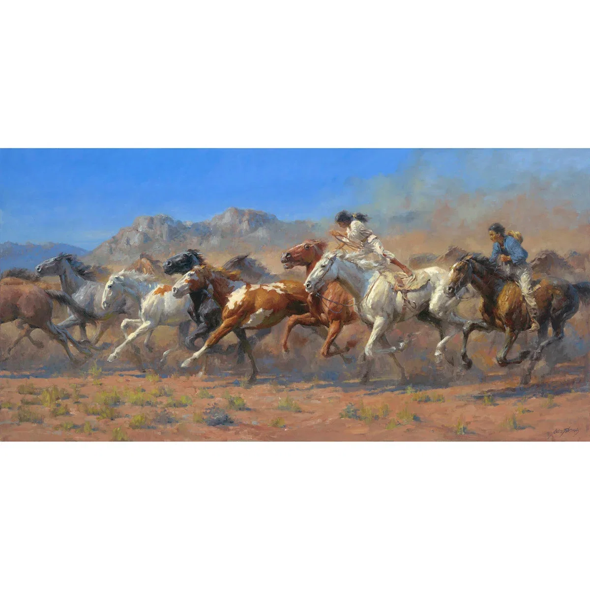 La Mestenera by Andy Thomas — Giclee On Canvas
