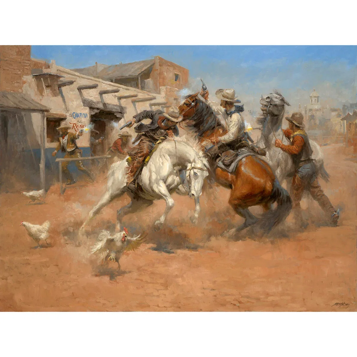 Leaving Old Mexico by Andy Thomas — Giclee On Canvas