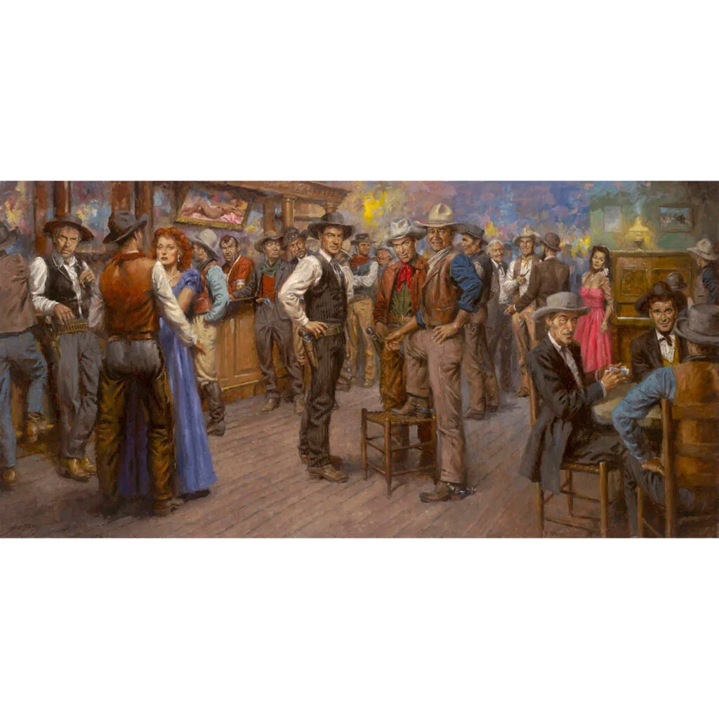 Look Who's Here by Andy Thomas — Giclee On Canvas