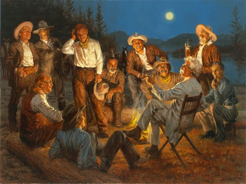 American Storytellers by Andy Thomas — Giclee On Canvas Artist Proof